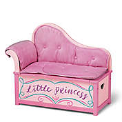 Wildkin Kid&#39;s Princess Fainting Couch with Storage in Pink
