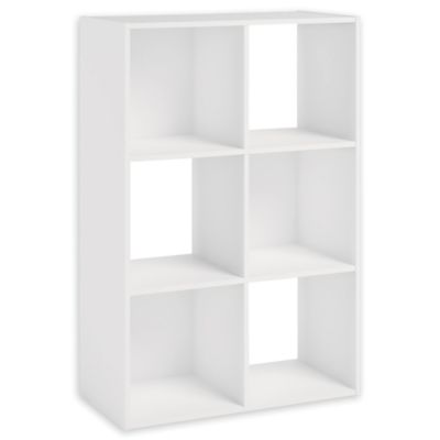 Simply Essential&trade; 6-Cube Organizer in Soft White