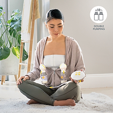 Medela&reg; Swing Maxi&trade; Double Electric Breast Pump in White. View a larger version of this product image.