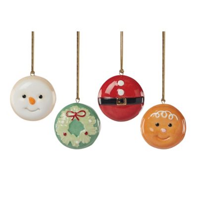 Lenox&reg; Macaron Christmas Characte Ornaments (Set of 4)