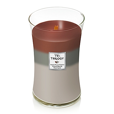 WoodWick&reg; Autumn Embers 21.5 oz. Hourglass Candle. View a larger version of this product image.