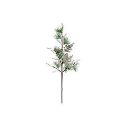 Bee & Willow™ 30-Inch Berry & Evergreen Decorative Stem in White
