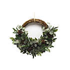 Alternate image 0 for Bee &amp; Willow&trade; 26-Inch Pinecone Half Wreath in Green