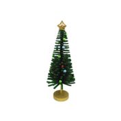 H for Happy&trade; 16-Inch Small Felt Tabletop Christmas Tree with Pom Poms in Green