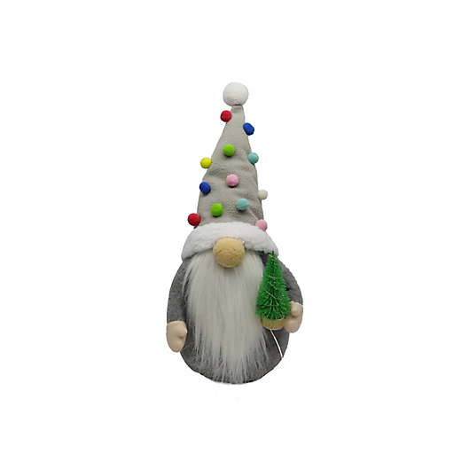 Alternate image 1 for H for Happy™ LED Gnome Christmas Figurine in Green