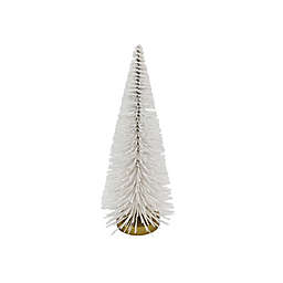 Bee & Willow™ 9-Inch Medium Bottle Brush Tree in White