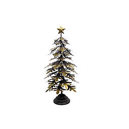 Bee & Willow™ 16-Inch Metal Leaf Tabletop Christmas Tree in Gold