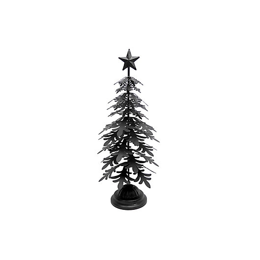 Alternate image 1 for Bee & Willow™ 12.5-Inch Small Metal Tabletop Tree in Black