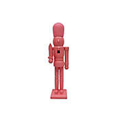 H for Happy&trade; 7.87-Inch Solid Wood Christmas Nutcracker in Pink