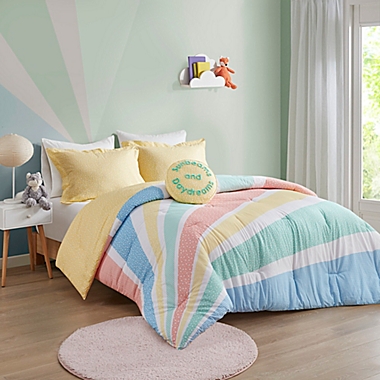 Urban Habitat&reg; Kids Rory 3-Piece Reversible Twin Comforter Set in Yellow. View a larger version of this product image.