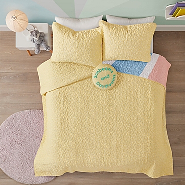 Urban Habitat&reg; Kids Rory 3-Piece Reversible Twin Coverlet Set in Yellow. View a larger version of this product image.