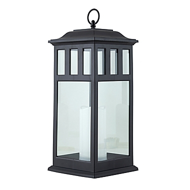 Sterline &amp; Noble 16-Inch Prairie Lantern in Black. View a larger version of this product image.