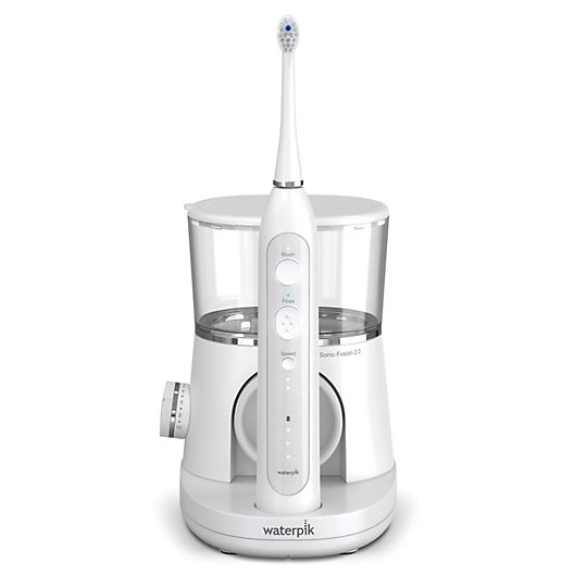 Alternate image 1 for Waterpik® Sonic-Fusion® 2.0 Flossing Toothbrush in White/Chrome