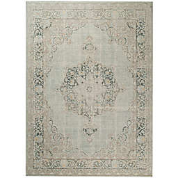Amer Rugs Cendy Beth Medallion 2&#39; x 3&#39; Accent Rug in Sea Green