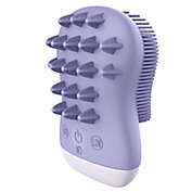 Conair&reg; True Glow&trade; 3-in-1 Skin Care System Scalp Massager and Body Exfoliator in Purple
