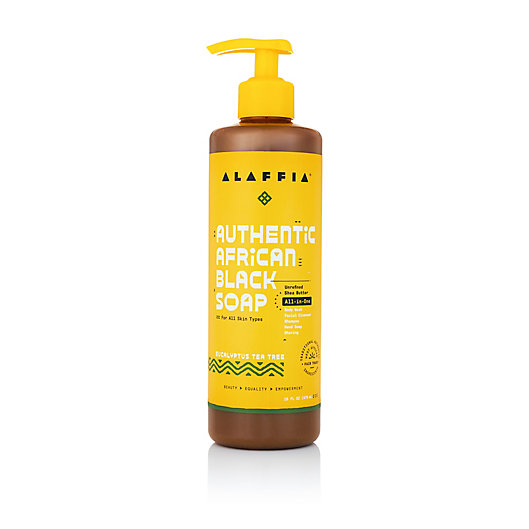 Alternate image 1 for Alaffia® 16 fl. oz. Authentic African Black Soap All-In-One in Eucalyptus Tea Tree