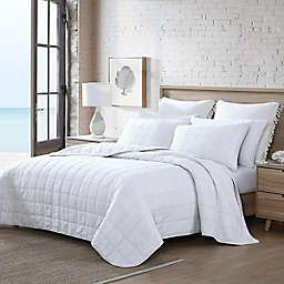 Tommy Bahama® Hexagon Twin Quilt Set in White