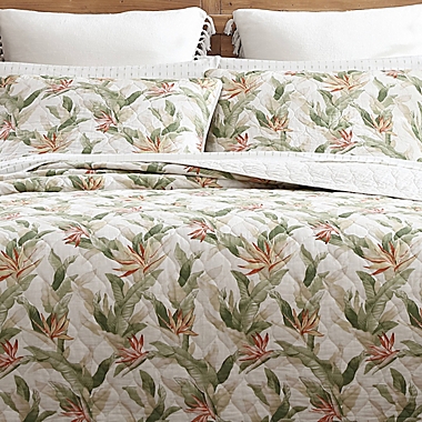 Tommy Bahama&reg; Hawaiian Royal Twin Quilt Set in Sage. View a larger version of this product image.