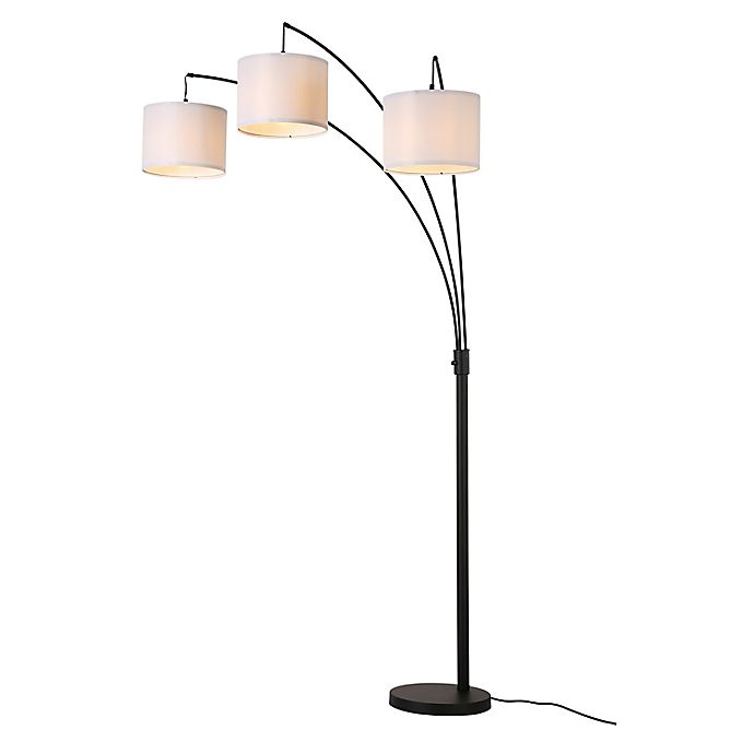 Light Tree Style Floor Lamp In Black, How To Build Threshold Floor Lamp With Shelves