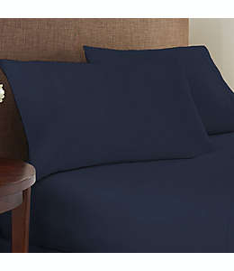 Set de sábanas queen de algodón Studio 3B™ de 825 hilos color azul marino
