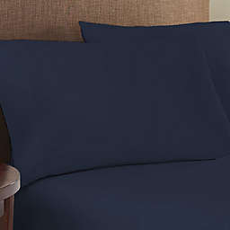Studio 3B&trade; Solid 825-Thread Count Standard/Queen Pillowcases in Dress Blue (Set of 2)