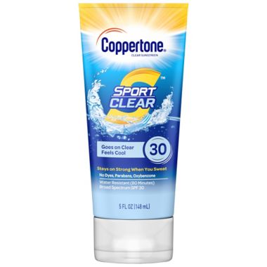 Coppertone&reg; 5 oz. Sport Clear SPF 30 Lotion. View a larger version of this product image.