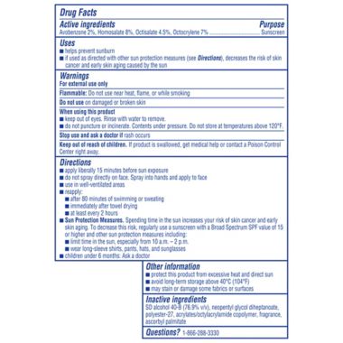 Coppertone&reg; 5.5 oz. Sport Sunscreen Spray SPF 30. View a larger version of this product image.