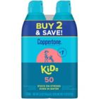 Alternate image 0 for Coppertone&reg; 2-Pack 5.5 oz. SPF 50 Kids Sunscreen Spray