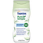 Alternate image 5 for Coppertone&reg; 6.0 oz. Pure &amp; Simple Sunscreen Lotion with SPF 50