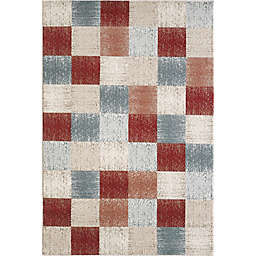KAS Avalon Checkered Area Rug in Brown