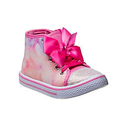 Laura Ashley® Size 5 Hi-Top Canvas Sneaker in Pink