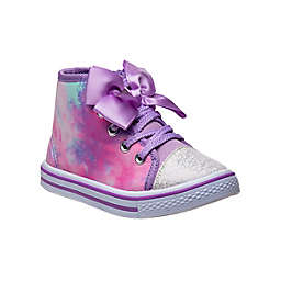 Laura Ashley® Size 8 Hi-Top Canvas Sneaker in Purple
