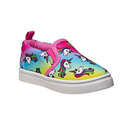 Nanette Lepore® Size 9 Canvas Slip-On Sneaker in Pink/Multi