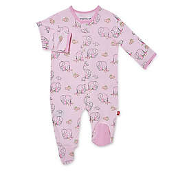 Magnetic Me® by Magnificent Baby Love You A Ton Footie in Pink