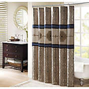 Madison Park&reg; Donovan Embroidered Shower Curtain