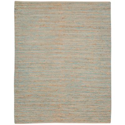 Amer Modern Natural Flat-Weave 8&#39; x 10&#39; Area Rug in Blue
