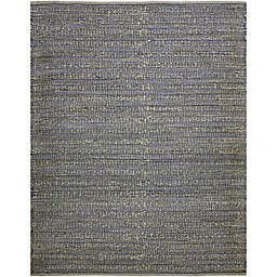 Amer Modern Natural Flat-Weave 8' x 10' Area Rug in Light Blue