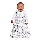 Alternate image 1 for HALO&reg; SleepSack&reg; Cotton Wearable Blanket in White Huggy Bears