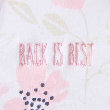 HALO&reg; Medium SleepSack&reg; Cotton Wearable Blanket in Blush Wildflower. View a larger version of this product image.