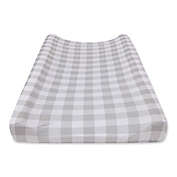 Burt&#39;s Bees Baby&reg; Buffalo Check Changing Pad Cover in Fog