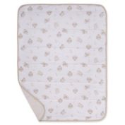 Burt's Bees Baby&reg; Counting Sheep Cotton Reversible Jersey Baby Blanket in Cloud