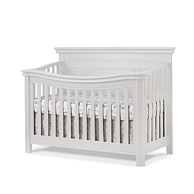 Sorelle Furniture Finley Lux 4-in-1 Convertible Crib in White. View a larger version of this product image.