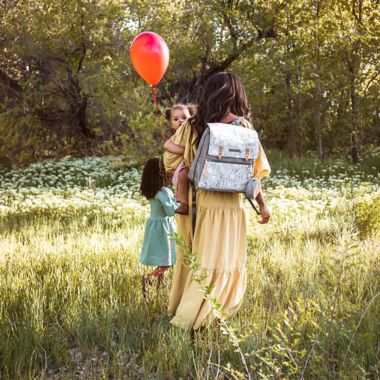 Petunia Pickle Bottom&reg; Disney&reg; Playful Pooh Meta Diaper Backpack. View a larger version of this product image.