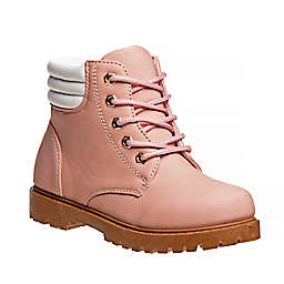 Rugged Bear Size 10M Lace-Up Unisex Casual Boot in Pink