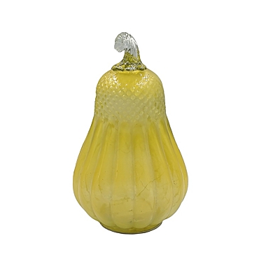 Bee & Willow&trade; Glass LED Gourd in Yellow. View a larger version of this product image.