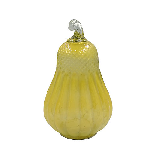Alternate image 1 for Bee & Willow™ Glass LED Gourd in Yellow