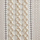 Alternate image 5 for INK+IVY Imani 84-Inch Cotton Printed Window Curtain Panel with Chenille Stripe and Lining in Ivory