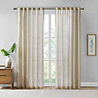 Alternate image 0 for Madison Park&reg; Kane 84-Inch Texture Printed Woven Faux Linen Window Curtain Panel in Wheat