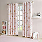Alternate image 1 for Mi Zone Kids Alicia 84-Inch Rainbow with Metallic Total Blackout Window Curtain Panel in Pink