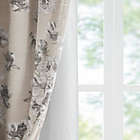 Alternate image 5 for SunSmart Evian 95-Inch Cotton Window Curtain Panel with Removable Total Blackout Liner in Neutral